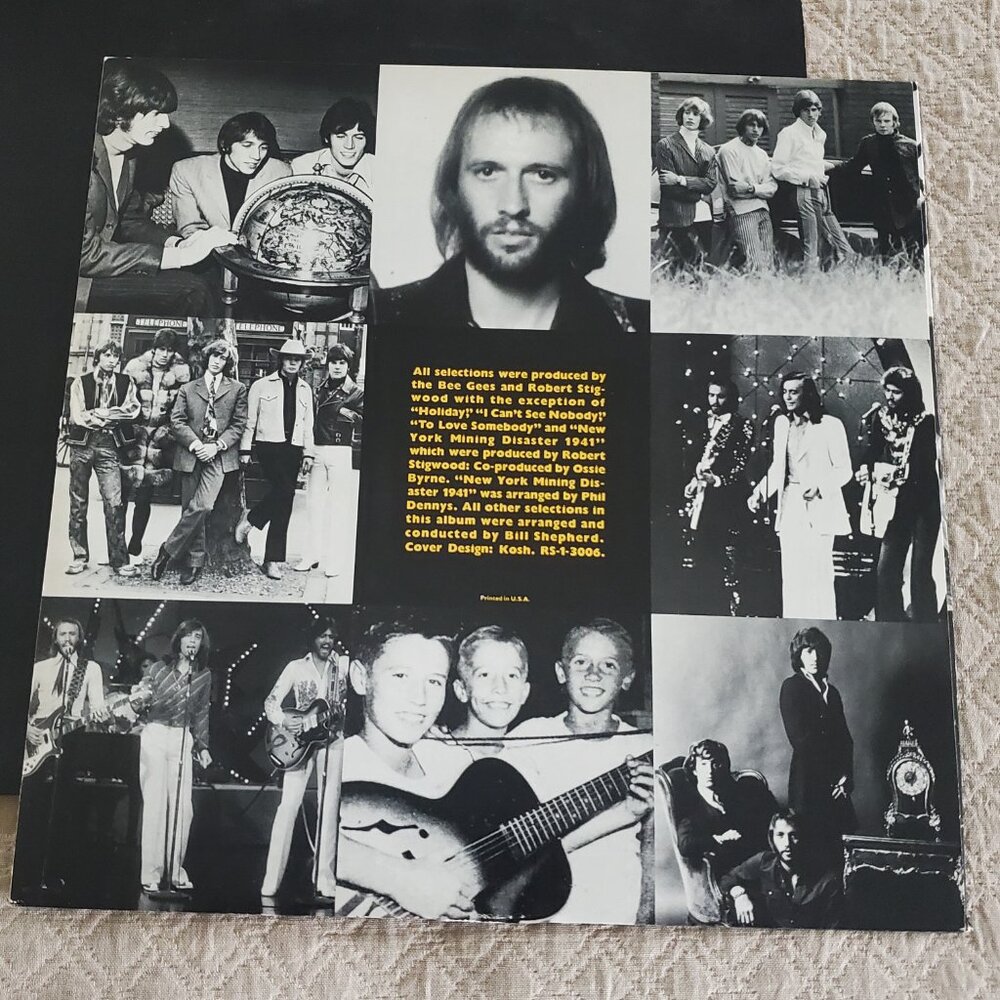Bee Gees ‎Gold Volume One Vol 1 Vinyl LP Album 1976 RSO ‎Record RS-1-3006 TESTED - Picture 4 of 8